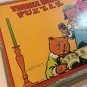 Antique THREE BEARS PUZZLE + Three Little Pigs Milton Bradley #4776 Vintage RARE