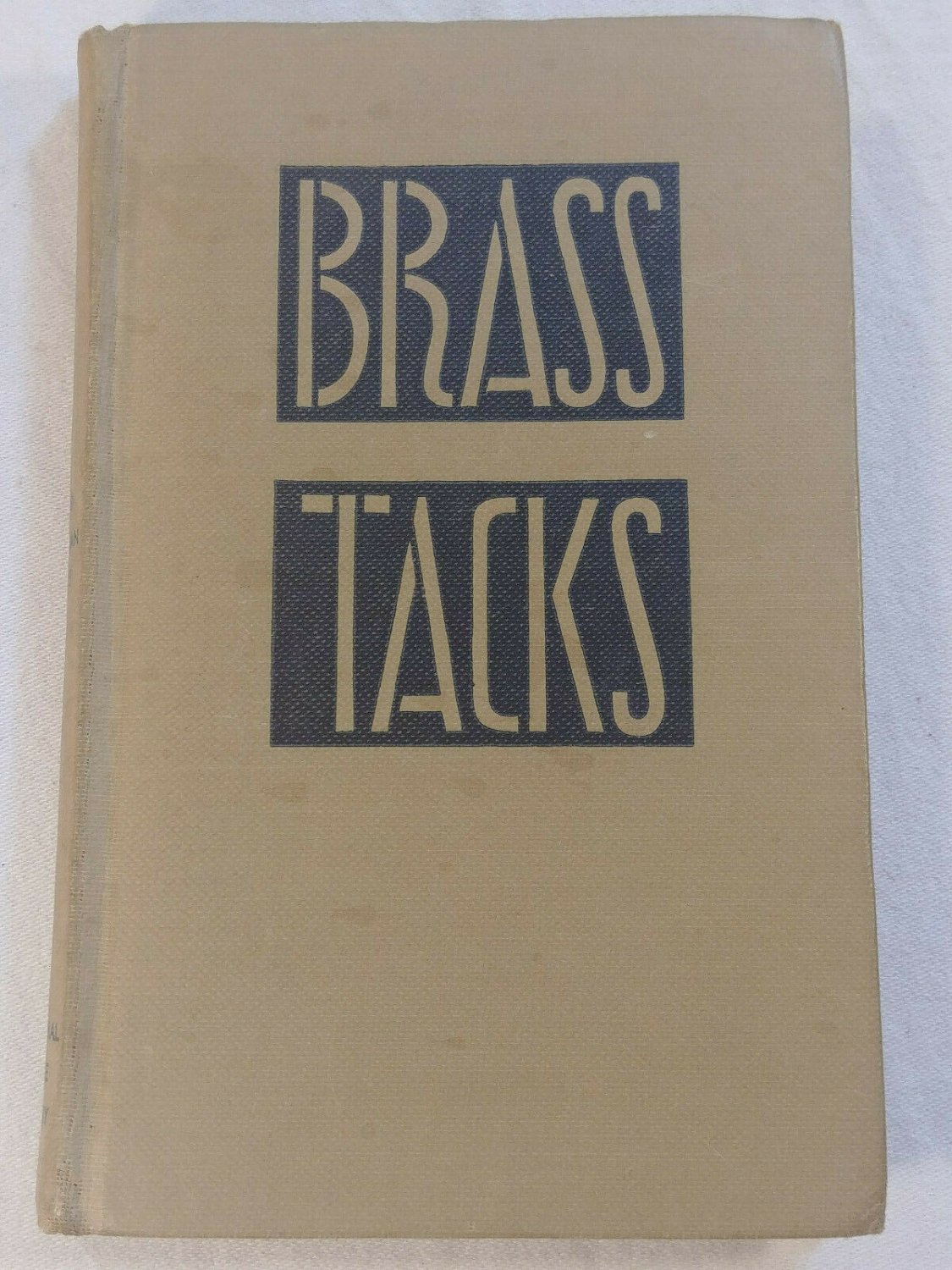 Brass Tacks David Cushman Coyle 1936 National Home Library Income Distribution