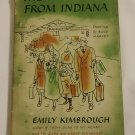 Innocents From Indiana 1950 Vintage HC Book Emily Kimbrough 1st First Edition