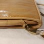 Vintage Lee Sands Genuine EEL SKIN Leather Handbag Purse Double Carry Strap