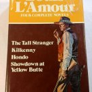 Louis L'Amour Four Complete Novels 1980 Avenel Unabridged Tall Stranger HC w/ DJ