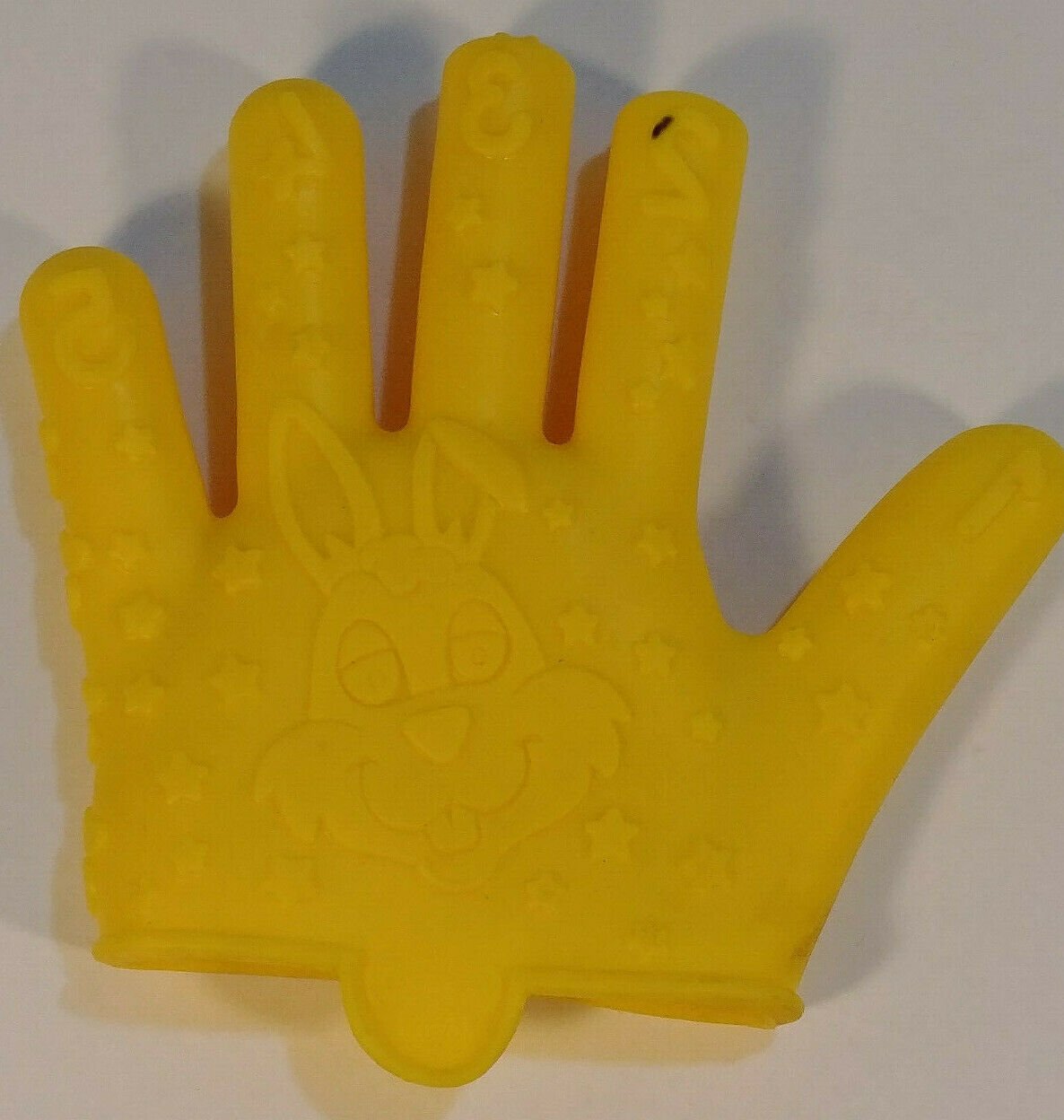 Play-Doh Hand Splatz Accessory Rubber Glove Shape Maker 1997 Vintage Hasbro YLW