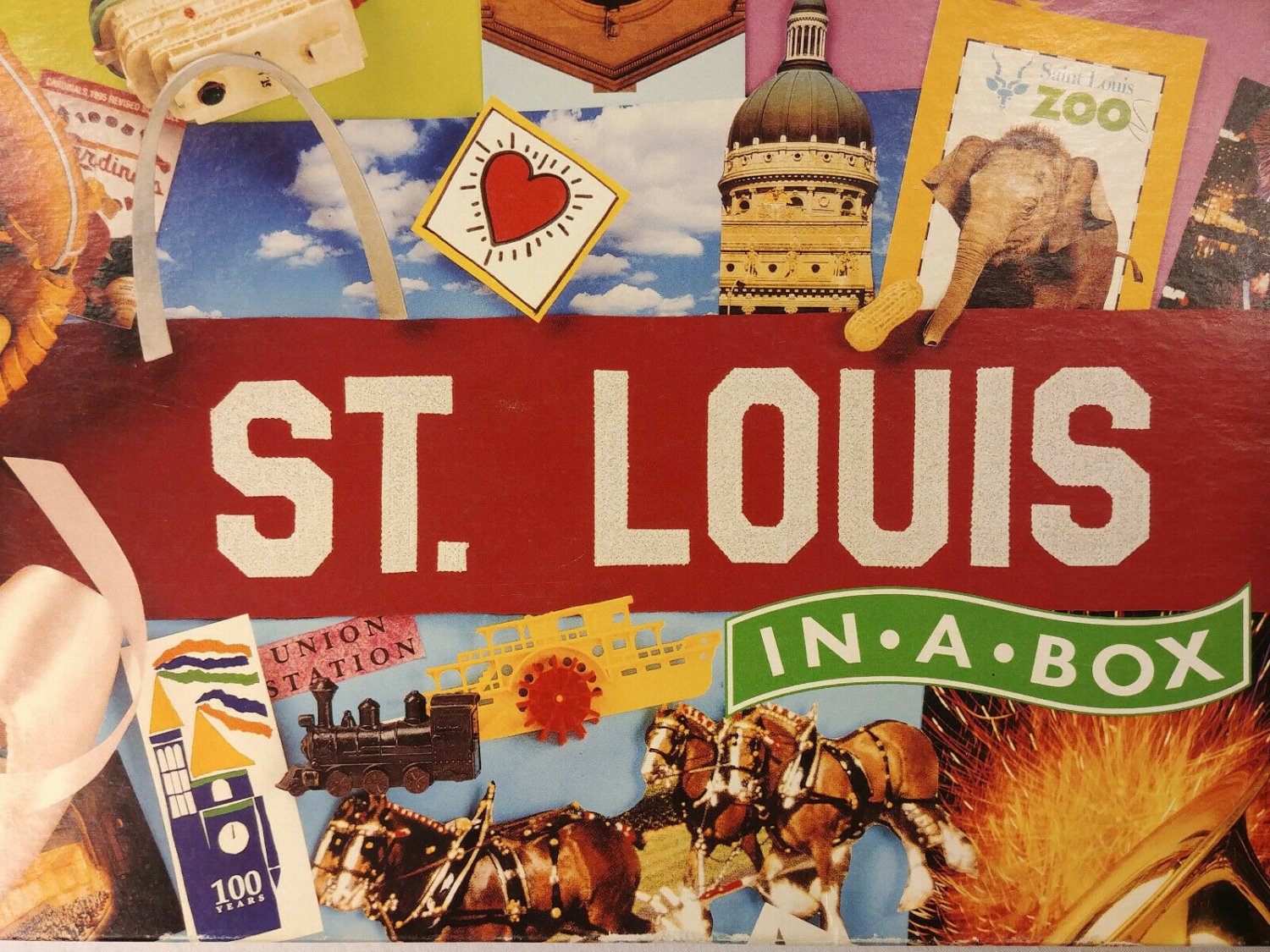 ST. LOUIS IN A BOX Monopoly-Style Board Game Late for the Sky Mississippi River