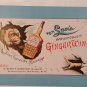 Von Laer's Ginger Wine 14x11 Wall Hanging Metal SIGN Advertising Druggist Monkey