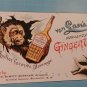 Von Laer's Ginger Wine 14x11 Wall Hanging Metal SIGN Advertising Druggist Monkey