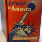 Defense for America 1941 Thomas Penfield WWII Military Illustrated + Atlas Maps
