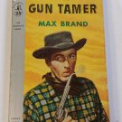 The Gun Tamer Max Brand 1954 1st Printing Pocket Book Edition 1018 Paperback