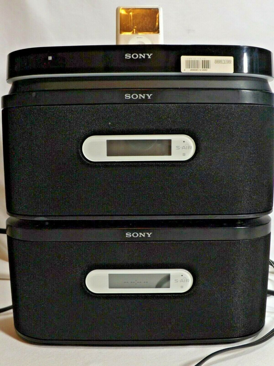 Sony iPod Dock & Radio AIRSA15Ti Wireless Audio Transmitter 2 Speakers WORKS