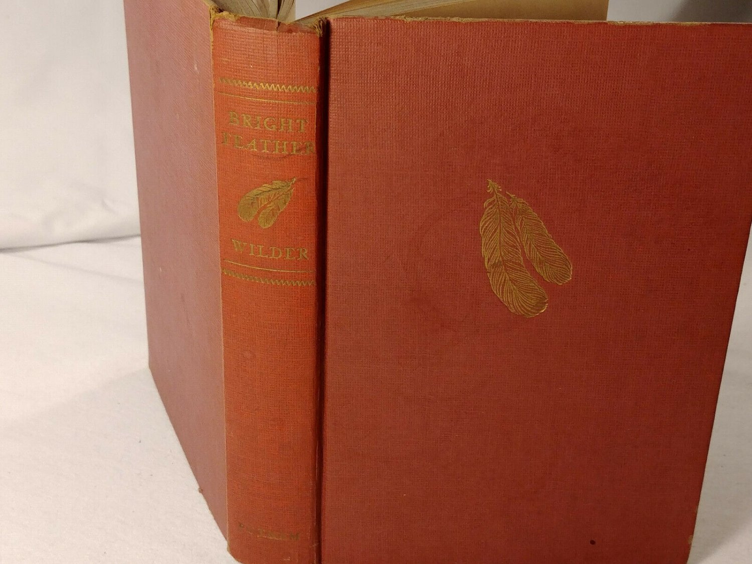 Bright Feather 1948 Hard Cover Robert Wilder Florida Novel Putnam No Dust Jacket