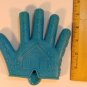 Play-Doh Hand Splatz Accessory Rubber Glove Shape Maker 1997 Vintage Hasbro BLUE