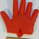 Play-Doh Hand Splatz Accessory Rubber Glove Shape Maker 1997 Vintage Hasbro RED