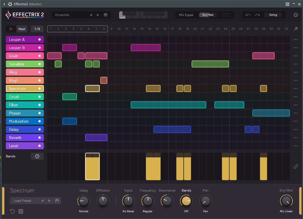 Sugar Bytes Effectrix 2 Effects Sequencer VST Plugin PC & MAC