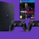Sony Original PS4 console,2 PS4 controllers,a set of digital games