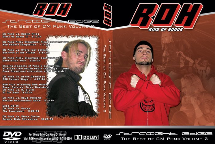 Roh Best Of Cm Punk Vol 2 Straightedge Dvd