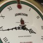 Jameson clock - wood brass glass