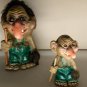 Vintage HIECO Troll Doll 9" BOBBLE HEAD Nodder VOODOO JOE Wurzelsepp Germany