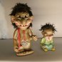 Vintage HIECO Troll Doll 9" BOBBLE HEAD Nodder VOODOO JOE Wurzelsepp Germany
