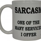 Best Funny Coffee Mug sarcasm One Of The many services I Offer Sarcastic Novelty Cup Joke Great Gag