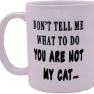 Funny Cat Owner Coffee Mug Novelty Cup Great Gift Idea For Cat Kitten Owners