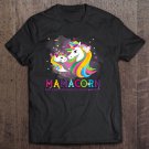 Tadostore Womens Mamacorn Unicorn Mom Like A Normal Mama But More Awesome Tee Shirt