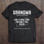 Tadostore Womens Grandma Definition Funny Family Grandmother Quotes Sayings Tee Shirt