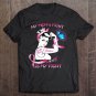 Tadostore My Mom's Fight Is My Fight Women Breast Cancer Awareness Tee Shirt