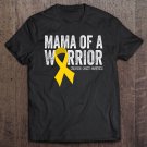 Tadostore Mama Of A Warrior Childhood Cancer Ribbon Tee Shirt