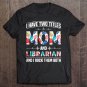 Tadostore Womens I Have Two Titles Mom & Librarian - Funny Mother's Day Tee Shirt