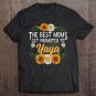 Tadostore The Best Moms Get Promoted To Yaya Shirt Gifts New Yaya Tee Shirt