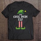 Tadostore Womens Cool Mom Elf Matching Family Group Christmas Party Pajama Tee Shirt
