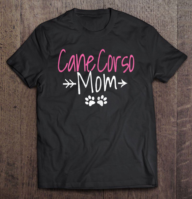 Tadostore Womens Cane Corso Mom Tee Shirt