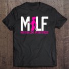 Tadostore Funny Moms In Love With Fitness Milf Tee Shirt