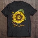 Tadostore Sunflower Cat Men Woman Cat Mom Tee Shirt