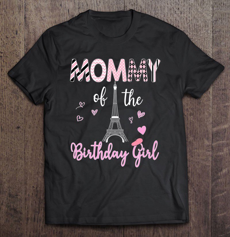 Tadostore Paris Birthday Theme Party Matching Family Eiffel Tower Premium Tee Shirt
