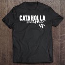 Tadostore Louisiana Catahoula Leopard Dog Mama Paw Print - Dog Mom Tee Shirt