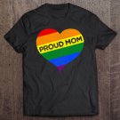 Tadostore Proud Mom Pride Shirt Gay Lgbt Day Month Parade Heart Tee Shirt