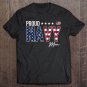 Tadostore Us Flag Proud Navy Mom Zip Tee Shirt