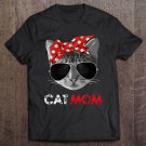 Tadostore Womens Cat Mom Shirt Mother's Day Gift For Cat Lovers Tank Top Tee Shirt