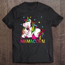 Tadostore Womens Mamacorn Mother's Day Unicorn Mom Mommycorn Women V-Neck Tee Shirt