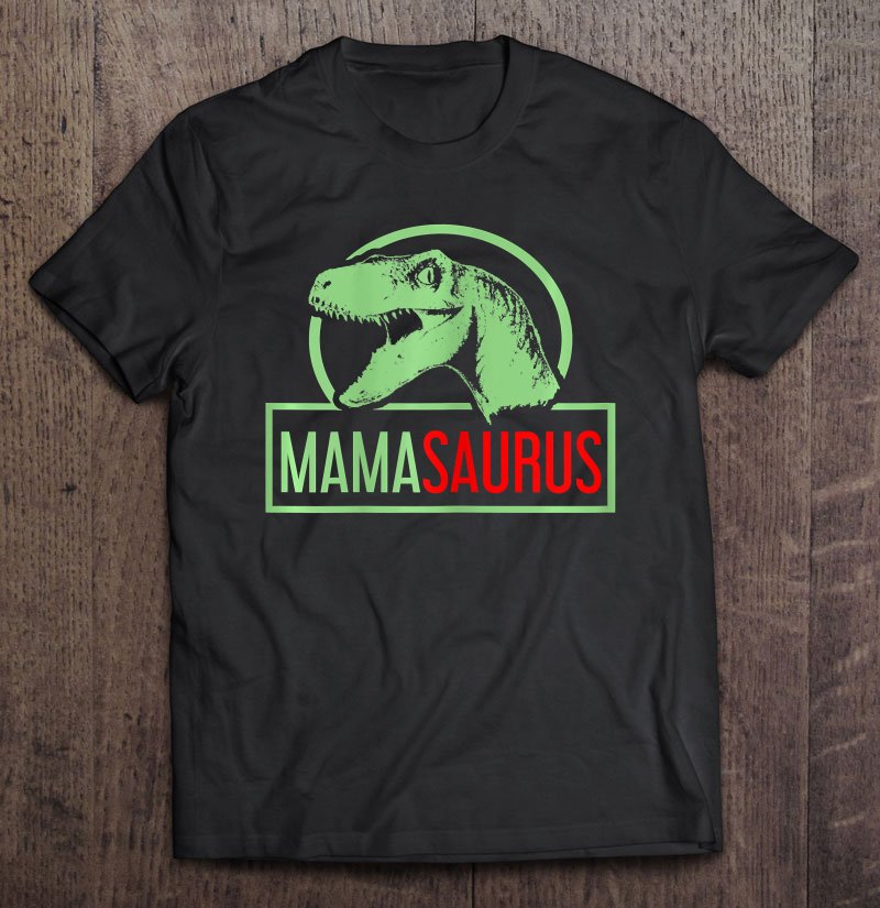 Tadostore Womens Dinosaur - Mamasaurus Gift Design Tee Shirt