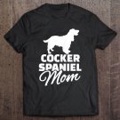 Tadostore Womens Cocker Spaniel Mom Tee Shirt