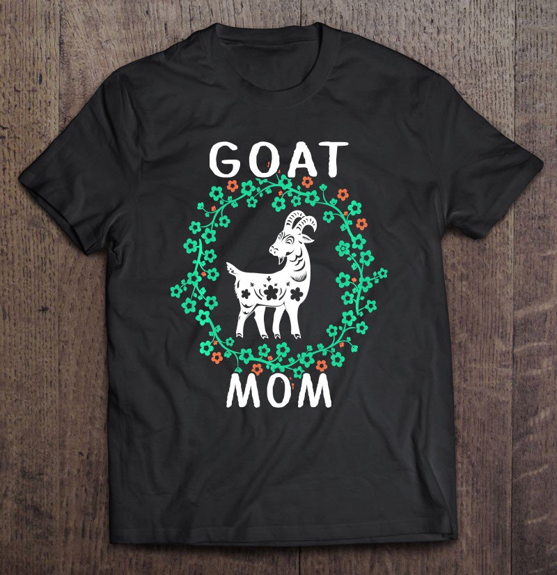 Tadostore Floral Goat Lover, Crazy Goat Lady, Goat Mom Tee Shirt
