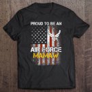 Tadostore Proud Air Force Mamaw Funny American Flag Tee Shirt