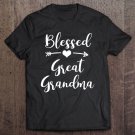 Tadostore Blessed Great Grandma Heart & Arrow Great Grandma Gifts Tee Shirt
