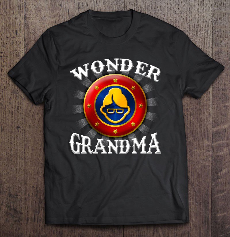 Tadostore Wonder Grandma Superhero Comic Nerd Mother's Day Tee Shirt
