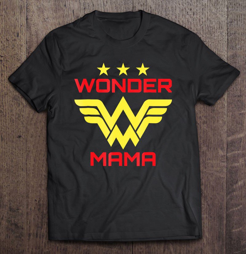 Tadostore Wonder Mama Mother Gift Superhero Mom Tee Shirt