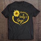 Tadostore Gaga Gift Happiness Is Being A Gaga Tee Shirt
