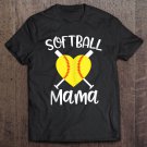 Tadostore Softball Mama Womens Mom Game Day Gift Baseball Tank Top Tee Shirt