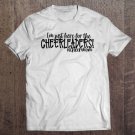 Tadostore Womens Womens Cheer Mom Shirt, I'm Just Here For The Cheerleaders Raglan Baseball Tee Tee