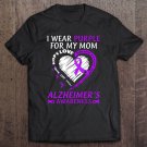 Tadostore I Wear Purple For My Mom Alzheimer's Awareness Tee Shirt